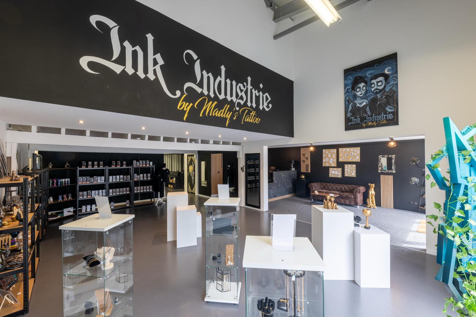 Tattoo studio ambiance